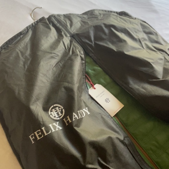 BRAND NEW with TAGS Green Leather Jacket - Picture 7 of 7